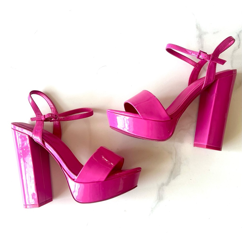 Pink Mary-Jane Platforms